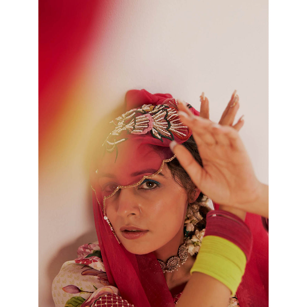 172 Threads Pristine White Kurta Pant & Dupatta (Set of 3)