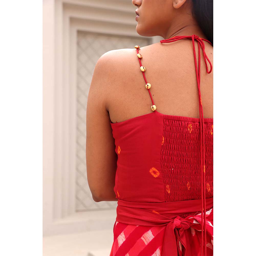 Aapro Label Red Blair Maxi Dress