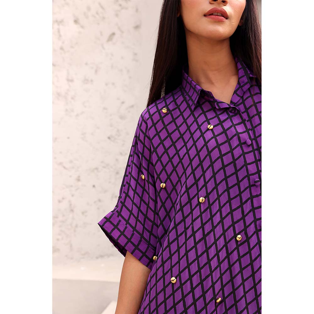 Aapro Label Purple Elliot Co-Ord (Set of 2)