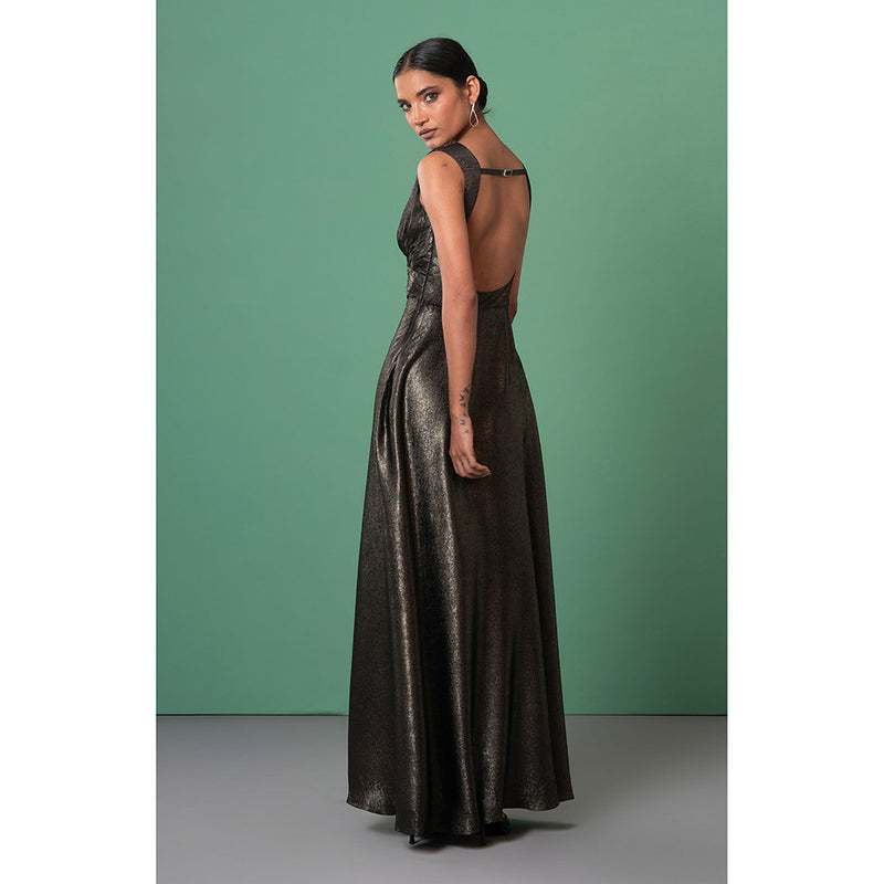 Advait Copper Kira Draped Dress