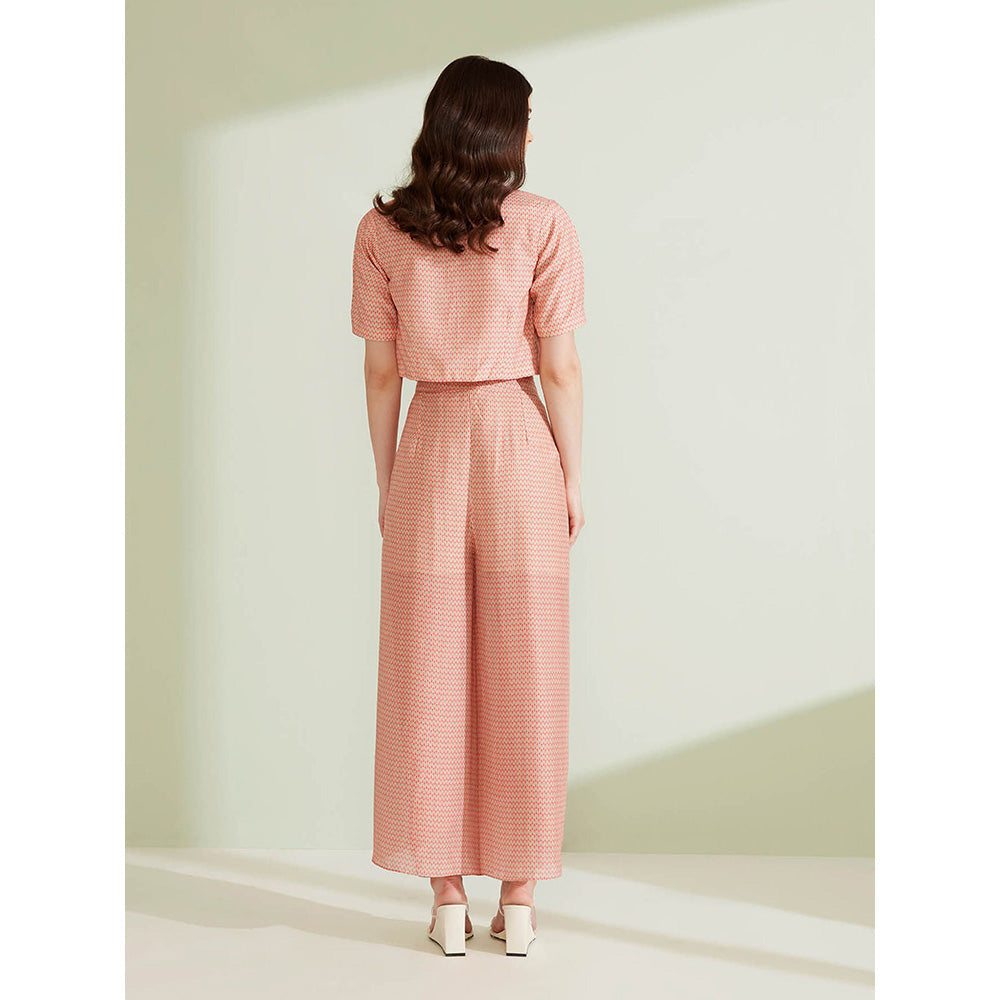 1999AD Raisa Peach Bustier & Pant with Jacket Co-Ord (Set of 3)