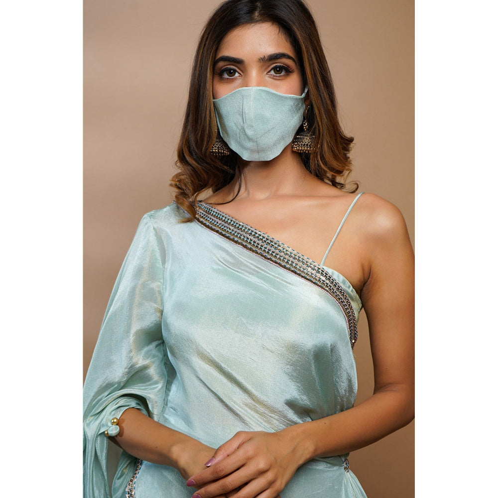 Ahi Clothing Draped Kimono Palazzo (Set of 3)