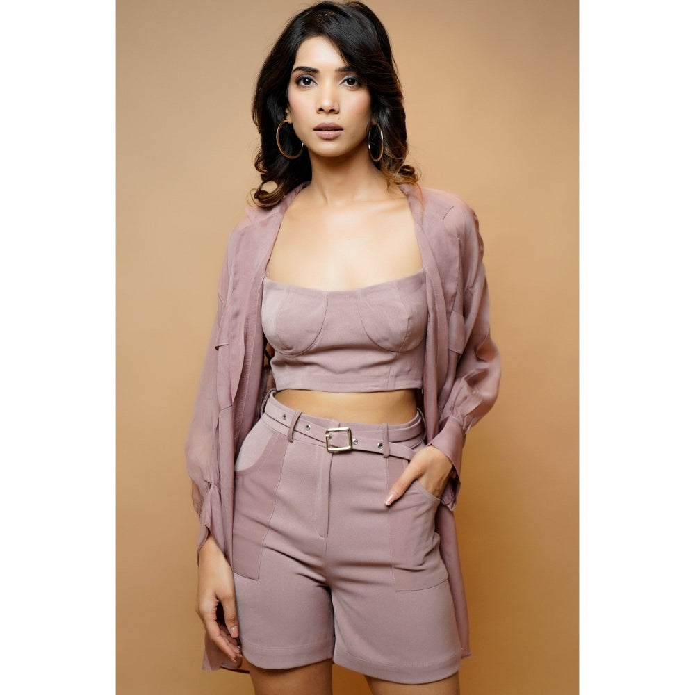 Ahi Clothing Dusky 3-Piece Co-Ord (Set of 4)