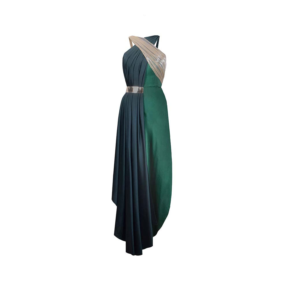 AKHL Green Halter Neck Dress