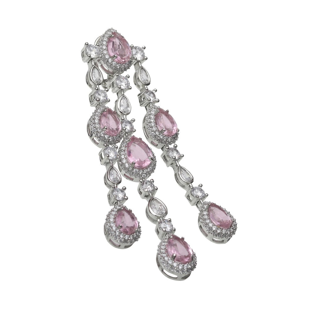Akulya Jewels Blush Pink Doublet Danglers