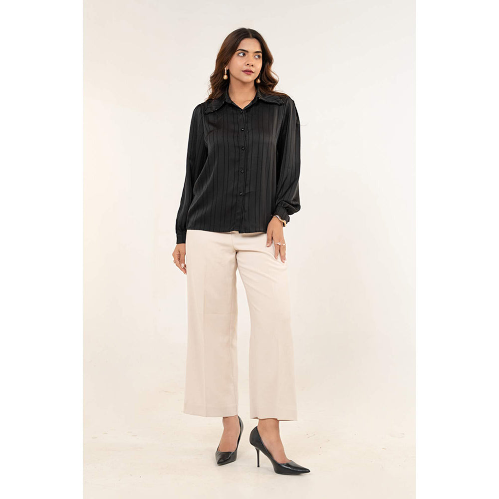All Eyes On You Aeoy Black Stripes Shirt