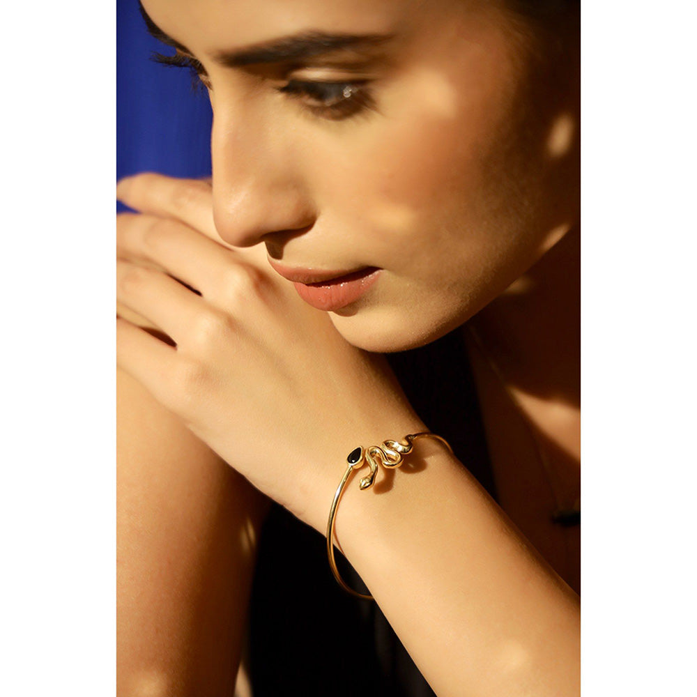AlterEGO The Serpent Gold Cuff