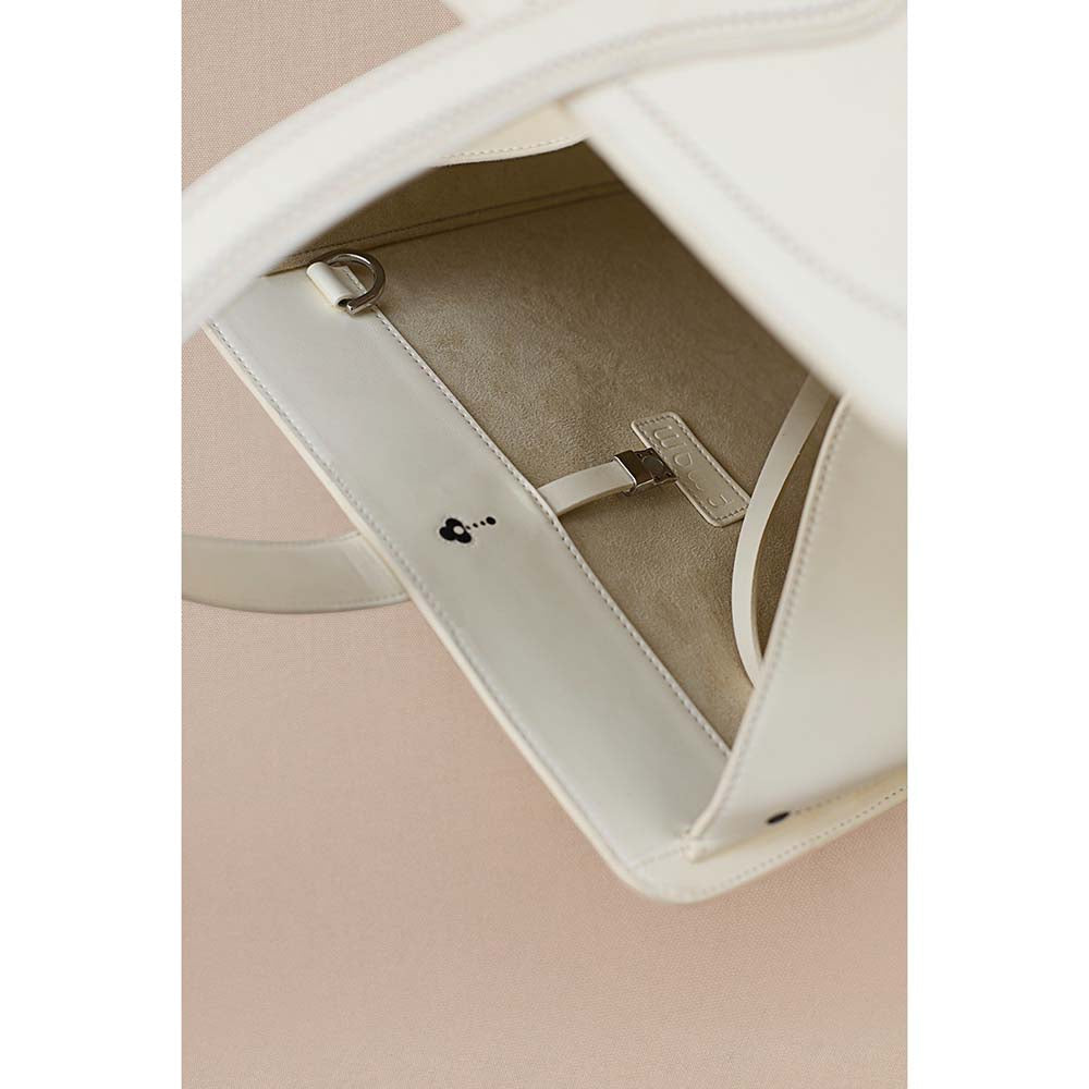 AMPM Ivory Duha Bucket Bag with Pouch (Set of 2)