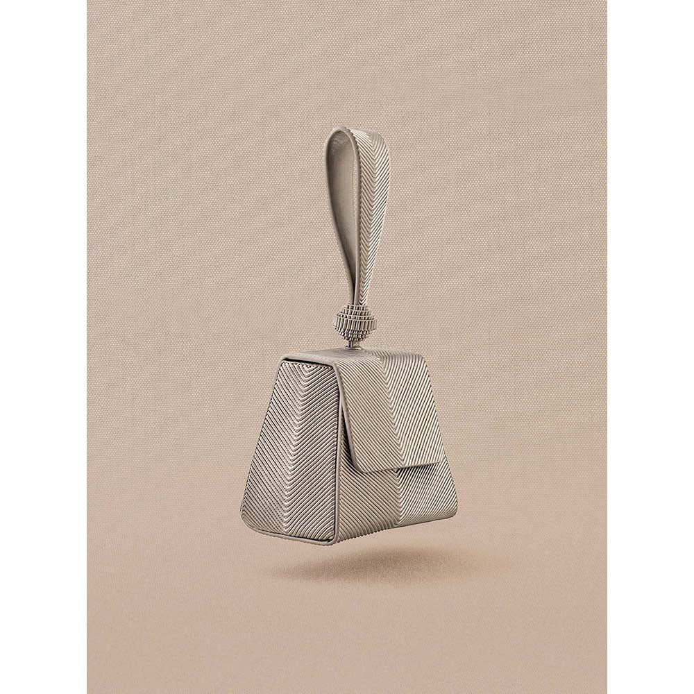 AMPM Women's Silver Aiday Wristlet Handbag