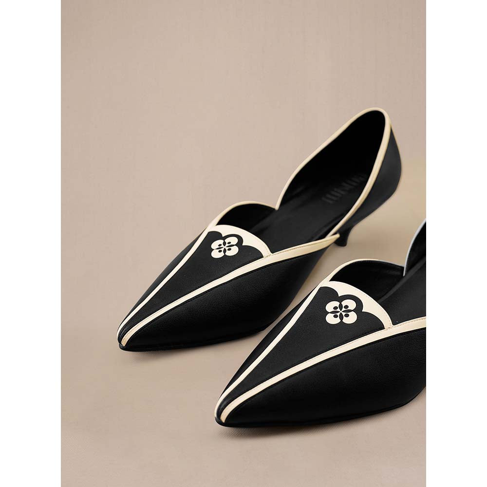 AMPM Women's Black Zuri Heels