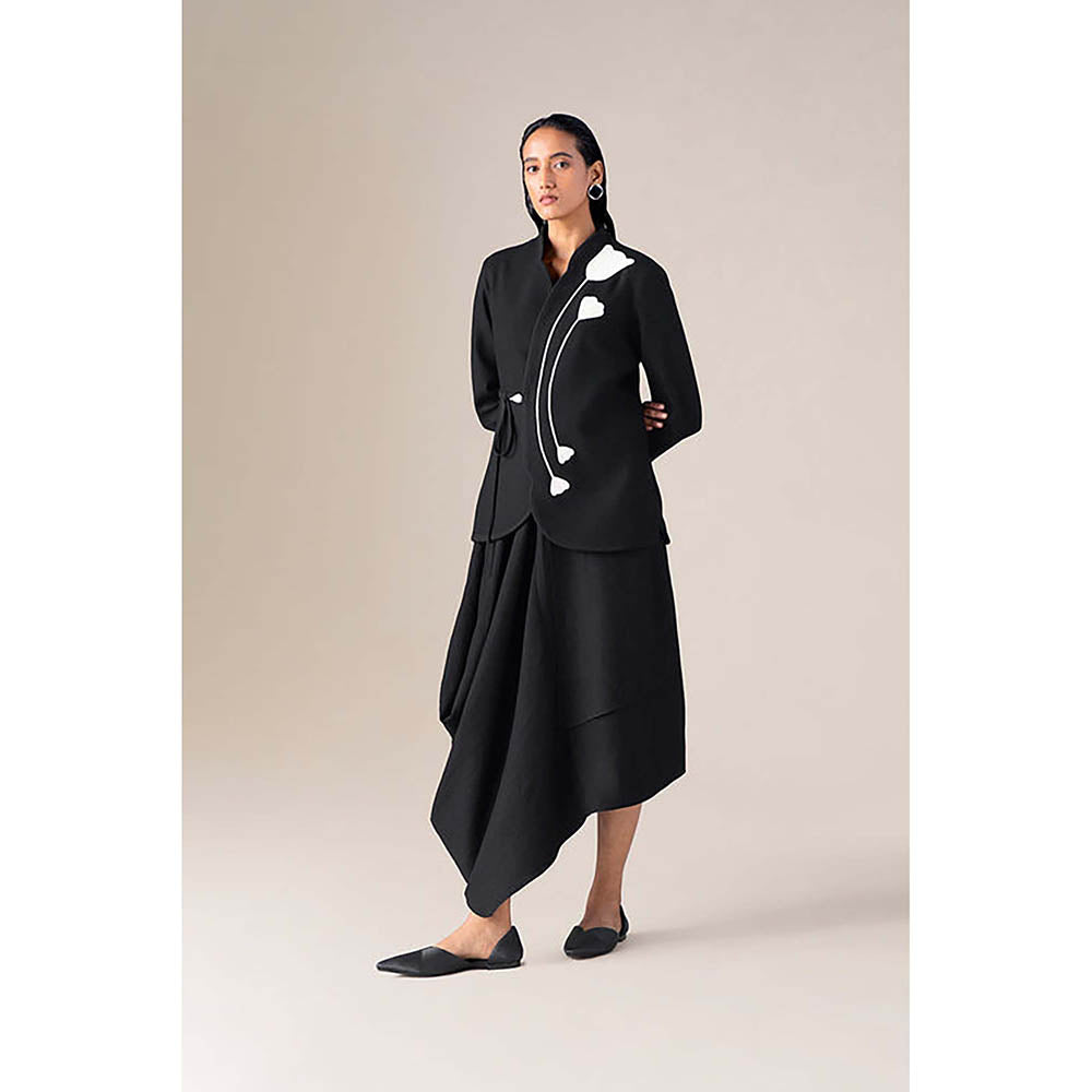 AMPM Women Black Wool Jacket