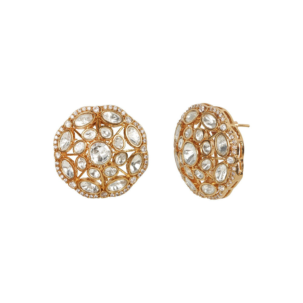 Amreli Jaipur Polki Studs Earrings