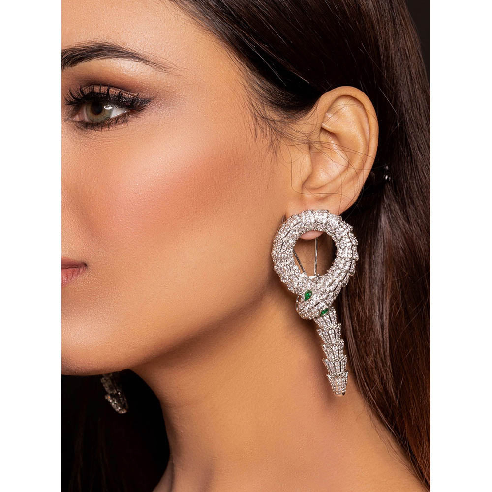 Amreli Jaipur Diamond Multi-Color Earrings