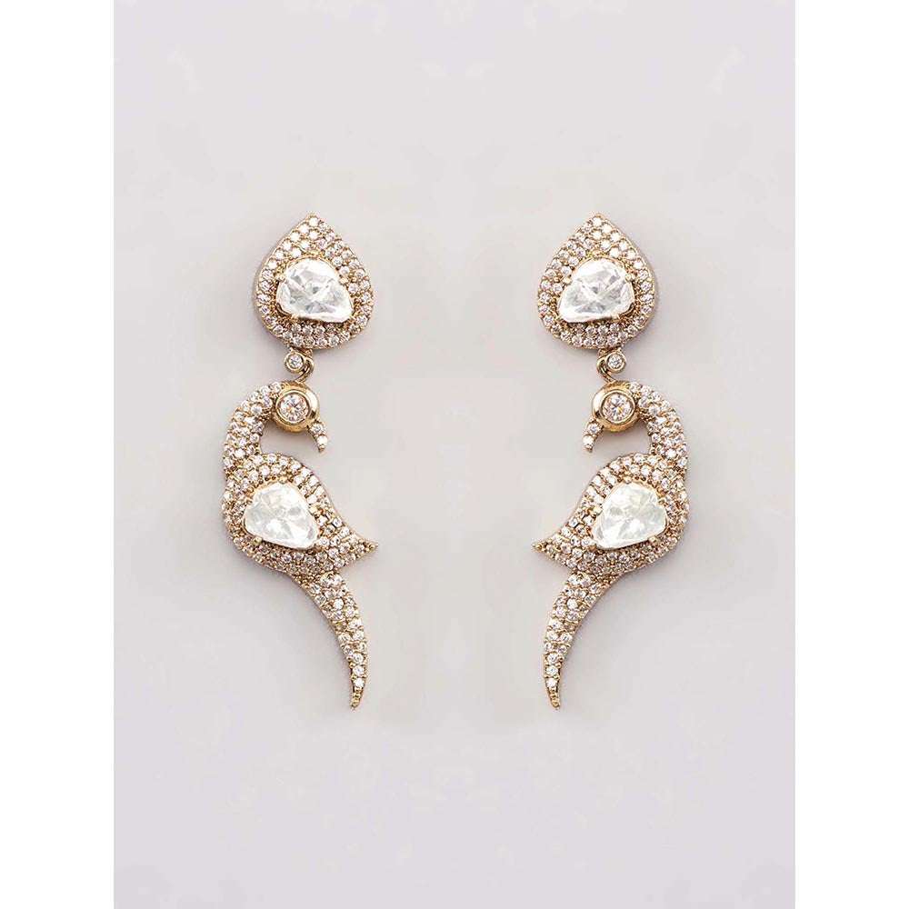 Amreli Jaipur Statement Polki Earrings
