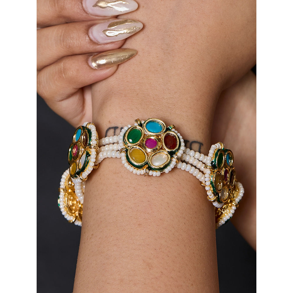 Amreli Jaipur Multi-Color Pacheli Bracelet