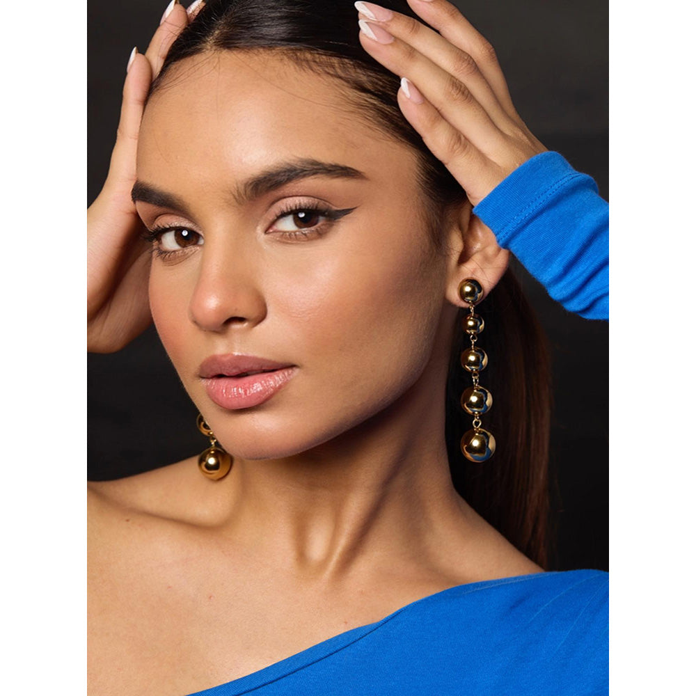 Amreli Jaipur Handcrafted Gold Plated Earrings