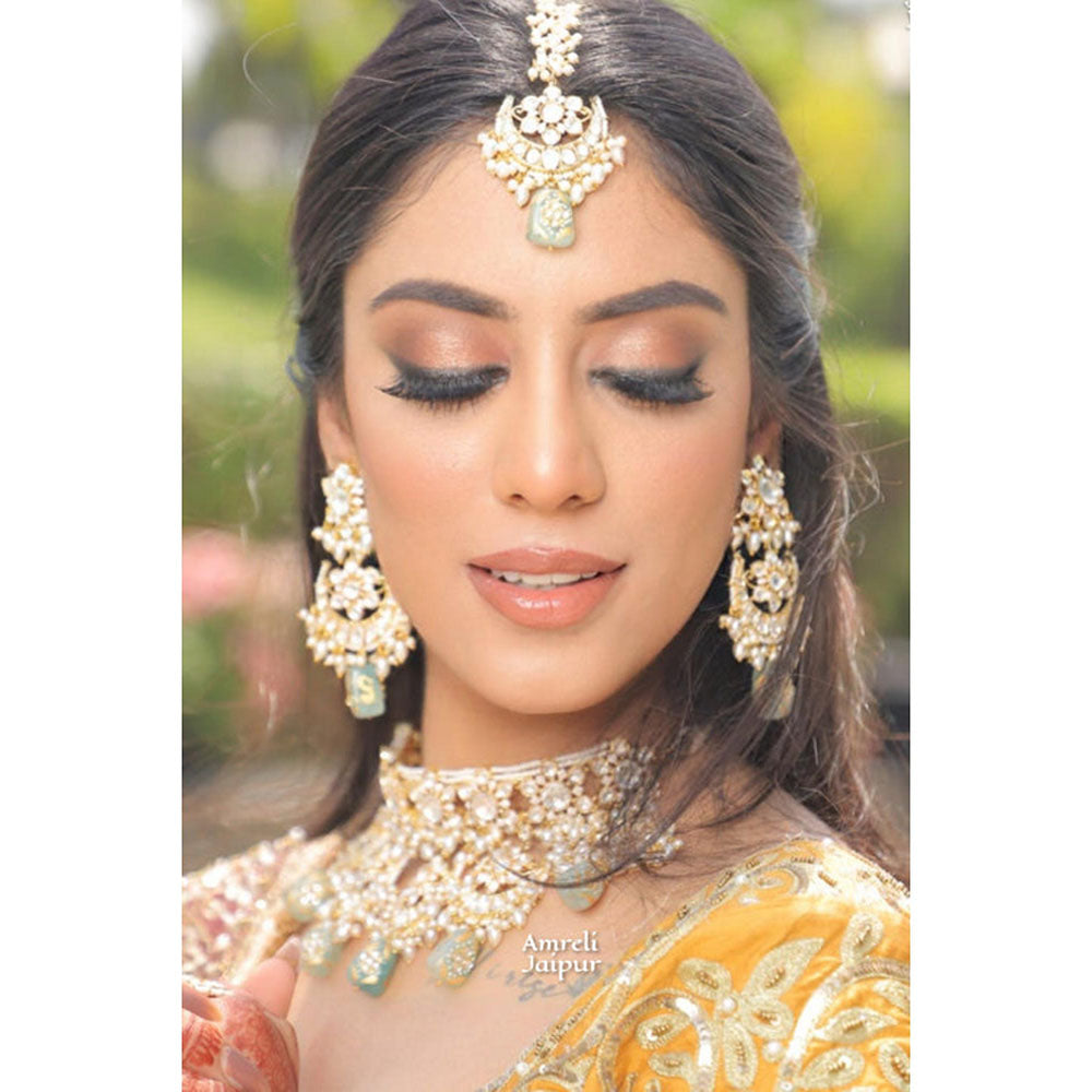 Amreli Jaipur Tamalika Polki Choker Set