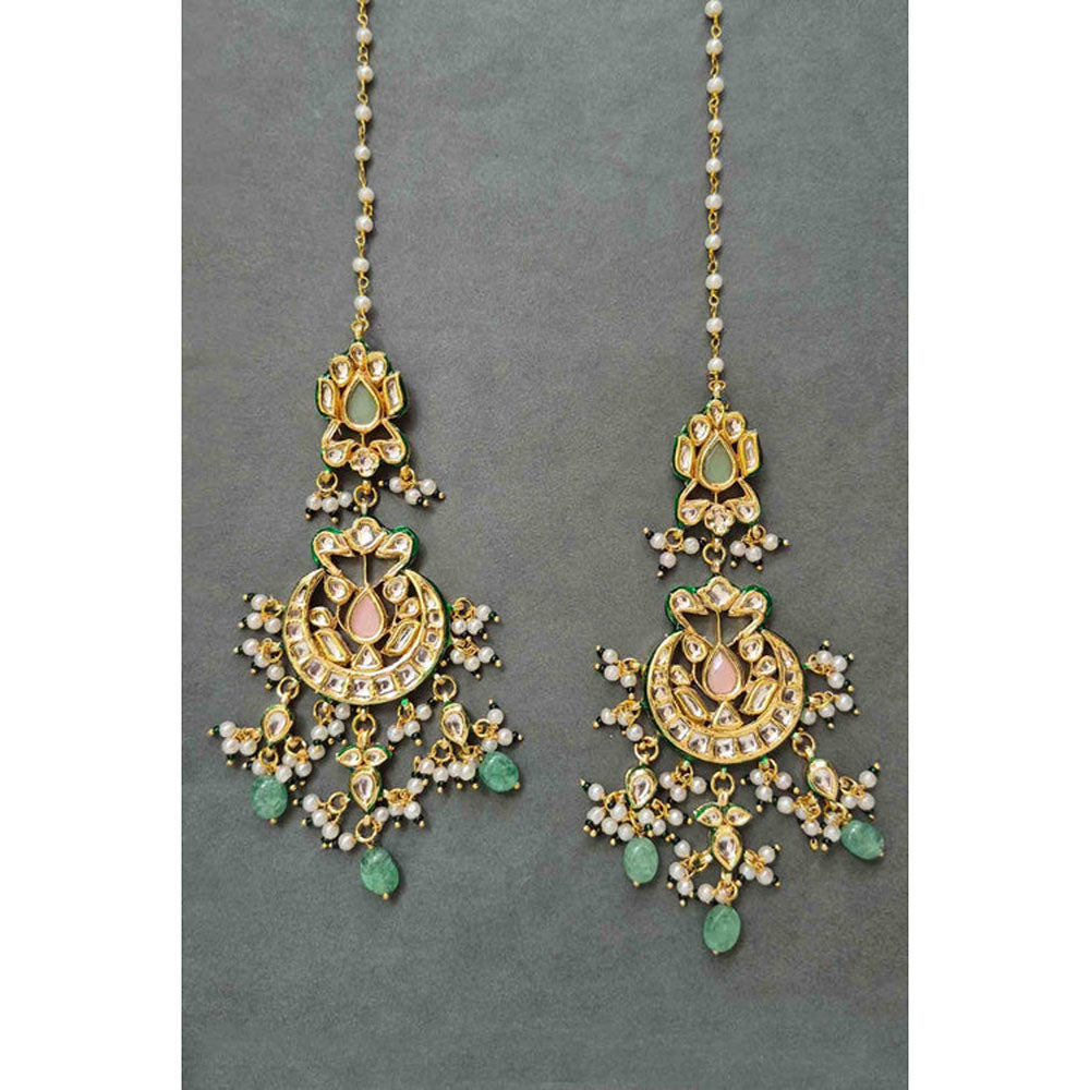Amreli Jaipur Ujjaini Kundan Earrings