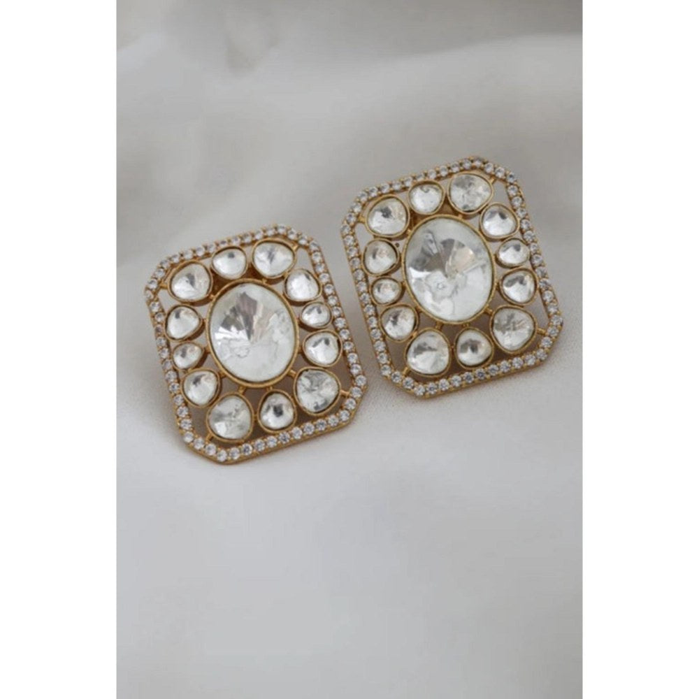 Amreli Jaipur Vitoria Polki Studs Earrings