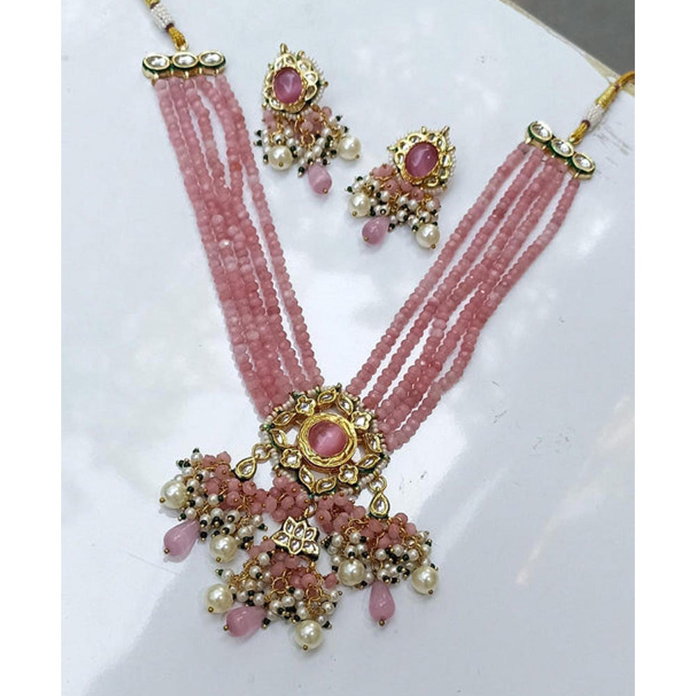 Amreli Jaipur Vrishali Carving Kundan Set