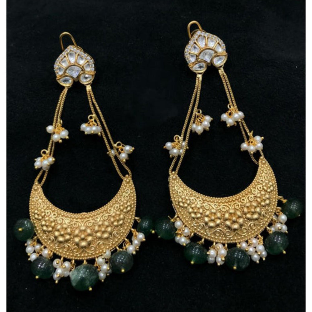 Amreli Jaipur Wamiqa Gold Plated Earrings