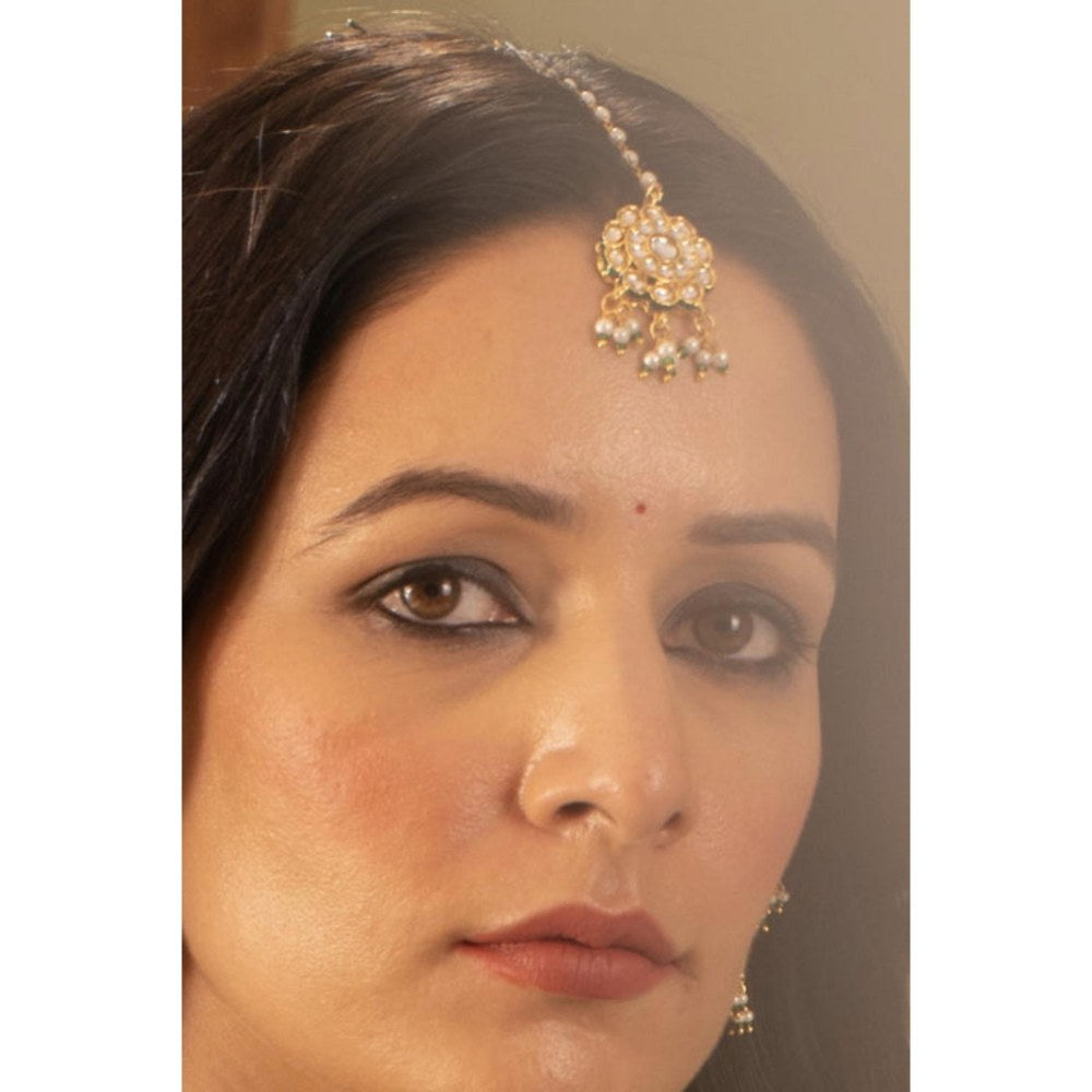 Amreli Jaipur Kundan Maangtika