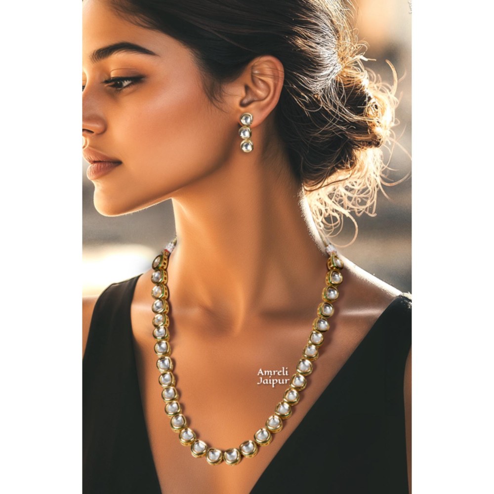 Amreli Jaipur Aarini Kundan Necklace Set