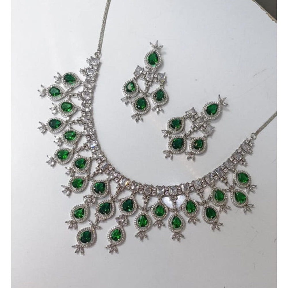 Amreli Jaipur Adeline Diamond Necklace Set