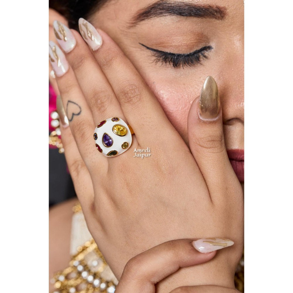 Amreli Jaipur Celose Gemstone Ring