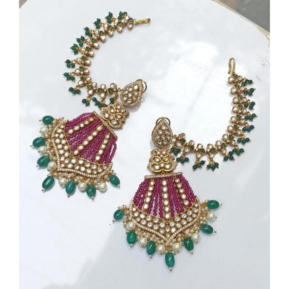 Amreli Jaipur Devna Polki Earrings