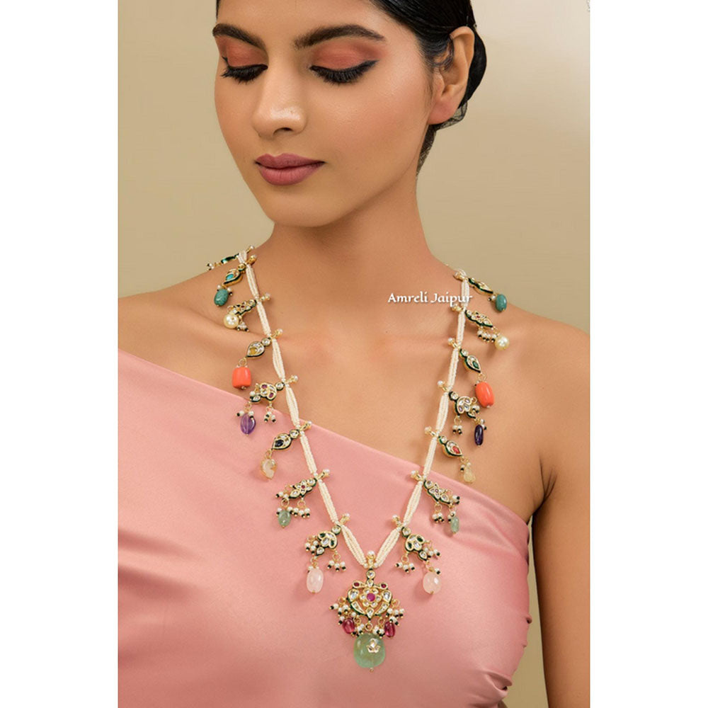 Amreli Jaipur Dishani Multi-coloured Necklace Set