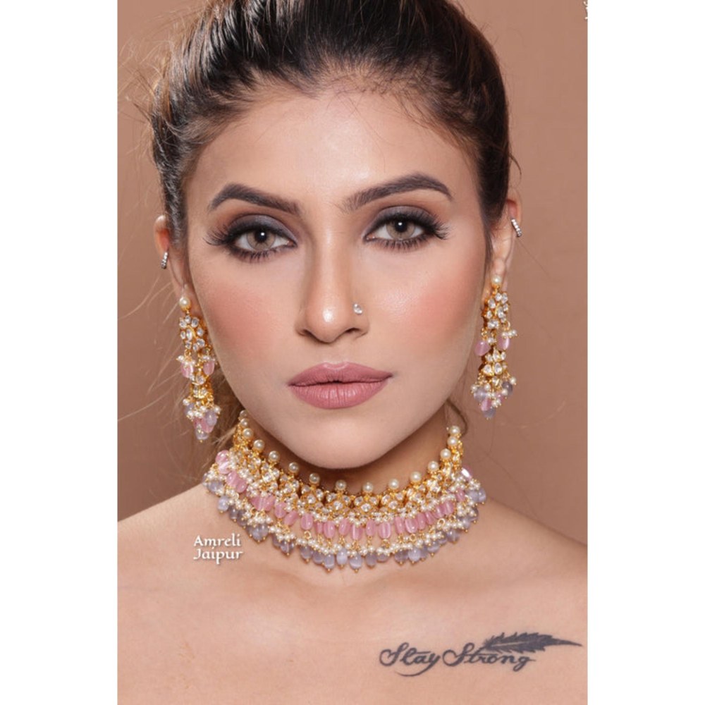 Amreli Jaipur Eleri Polki Kundan Set