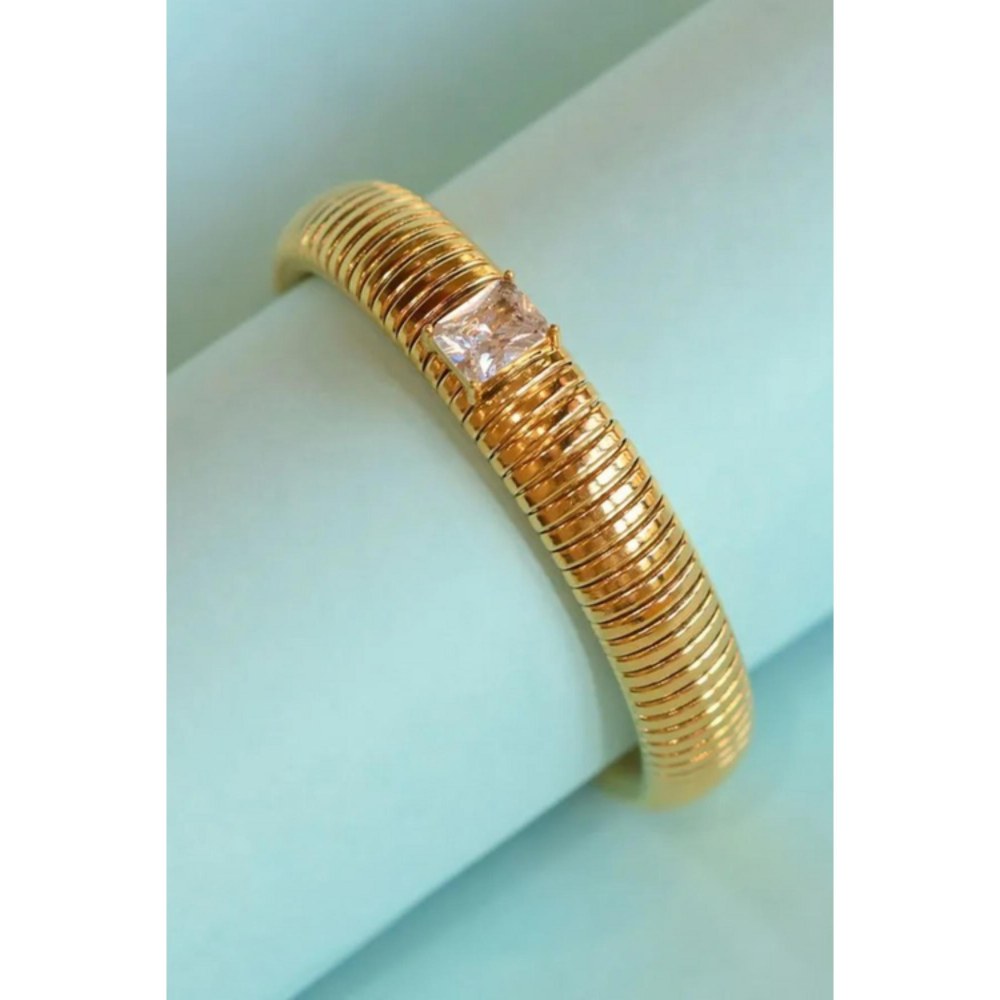 Amreli Jaipur Gold Stretchable Bracelet