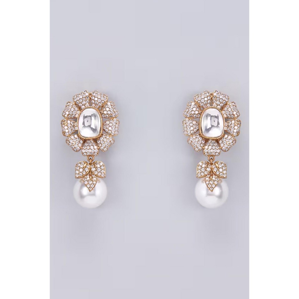 Amreli Jaipur Iris Polki Earrings