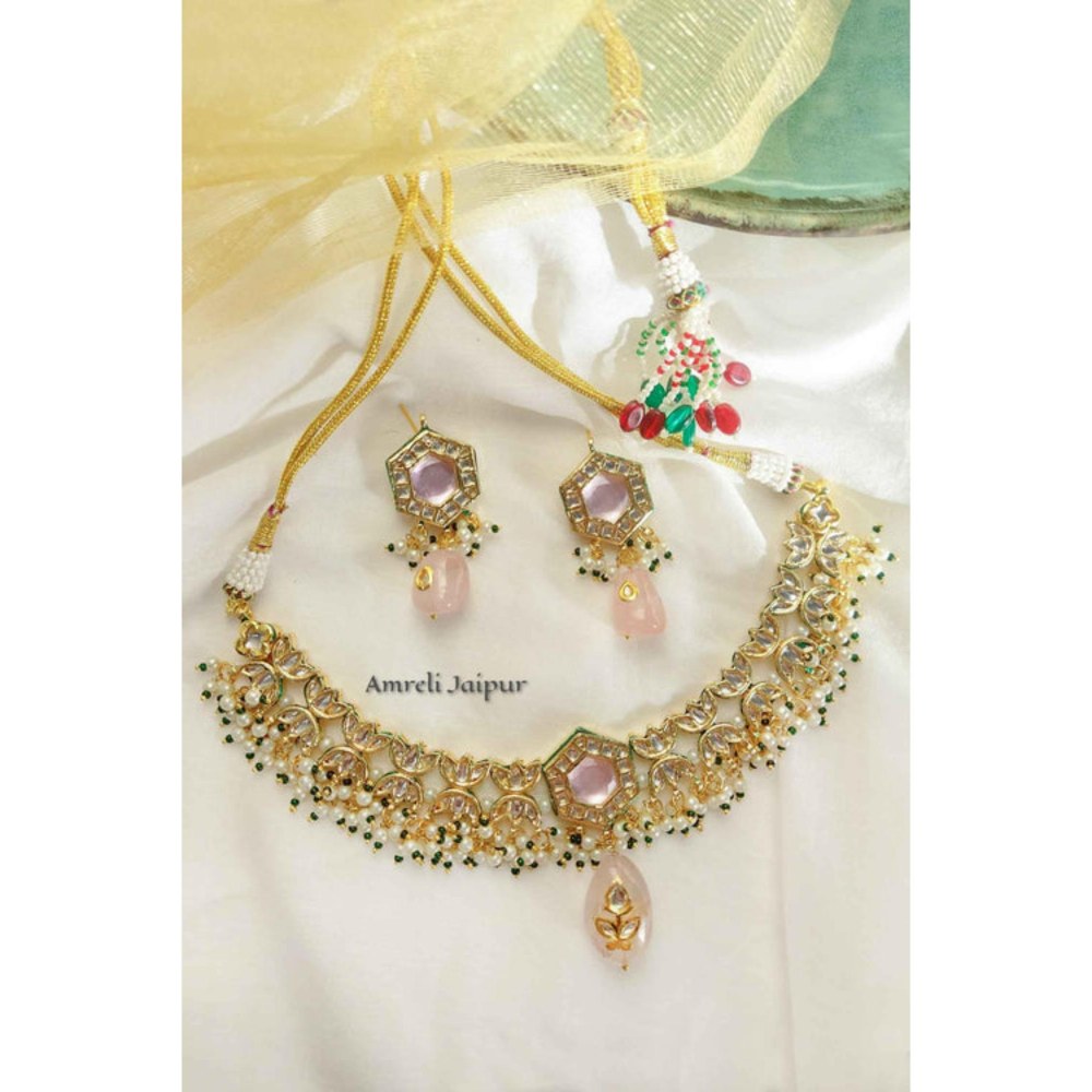 Amreli Jaipur Jaitra Kundan Choker Set