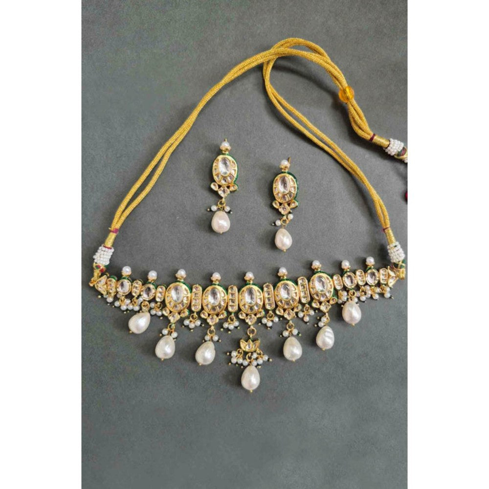 Amreli Jaipur Leeyla Kundan Choker Set