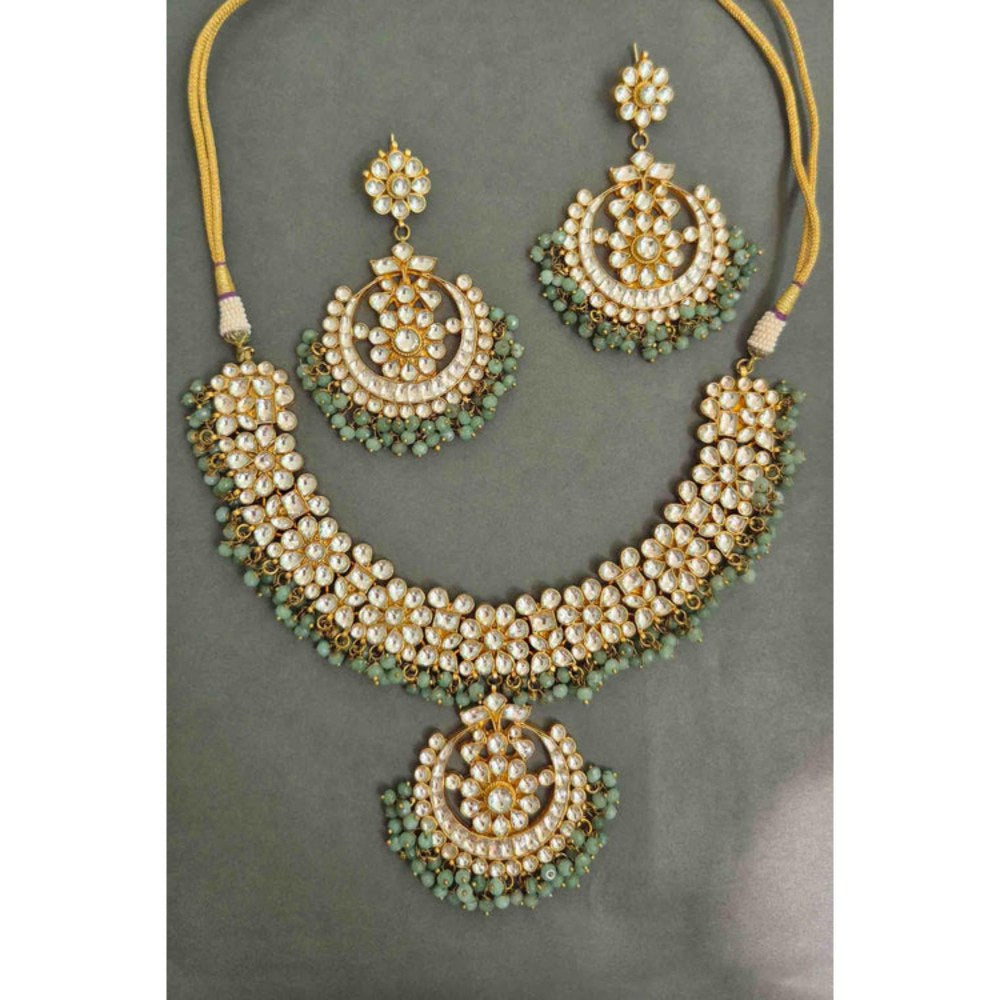 Amreli Jaipur Nauheed Pachi Kundan Set