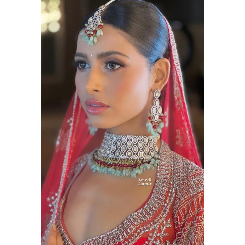 Amreli Jaipur Neezah Polki Kundan Set