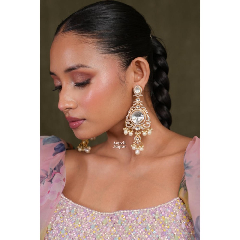 Amreli Jaipur Nicia Polki Earrings
