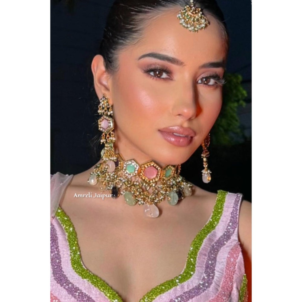 Amreli Jaipur Noorja Kundan Choker Set