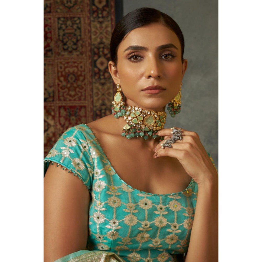 Amreli Jaipur Paisley Mint Set