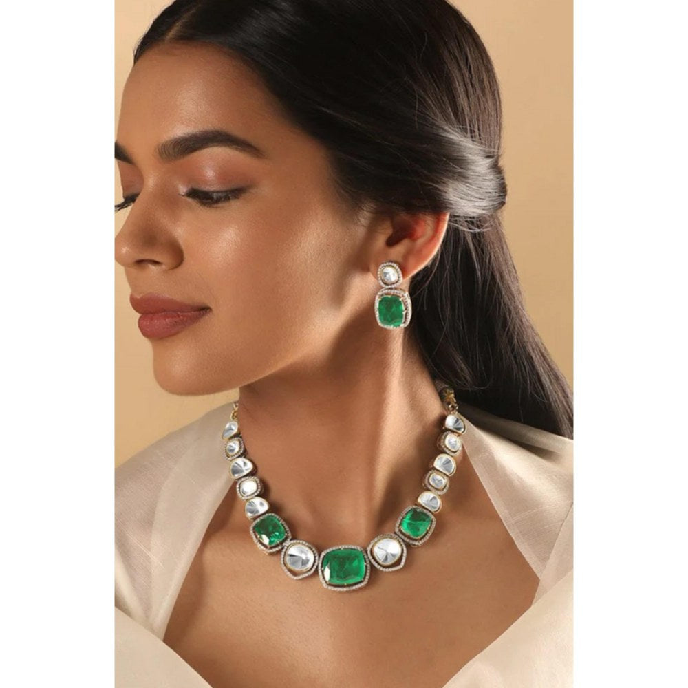 Amreli Jaipur Parinaaz Polki Necklace Set