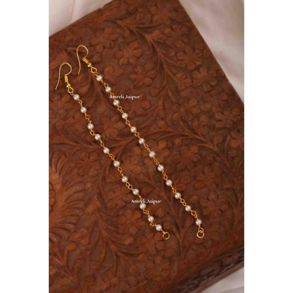 Amreli Jaipur Pearl Ear Chains