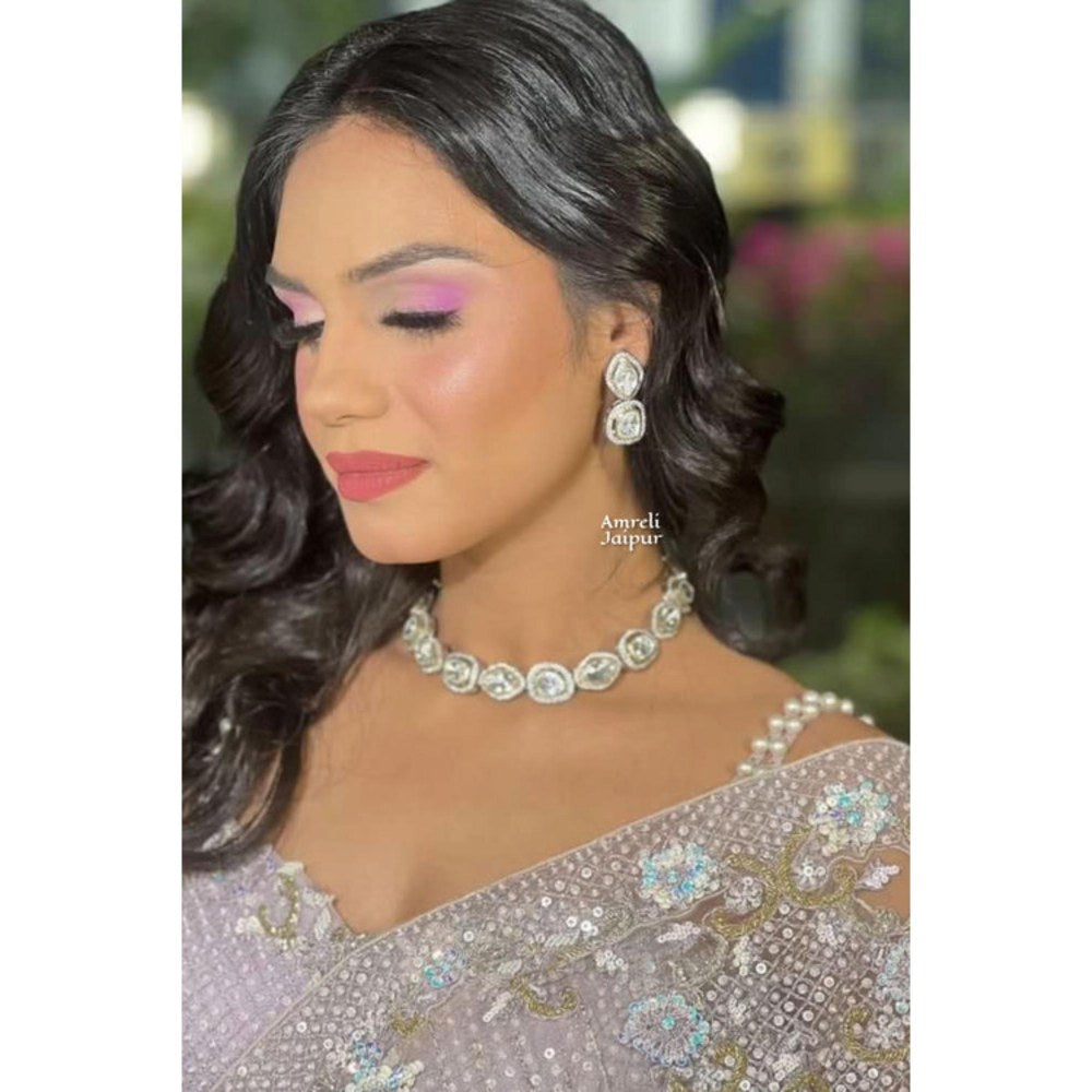 Amreli Jaipur Simone Polki Kundan Earrings