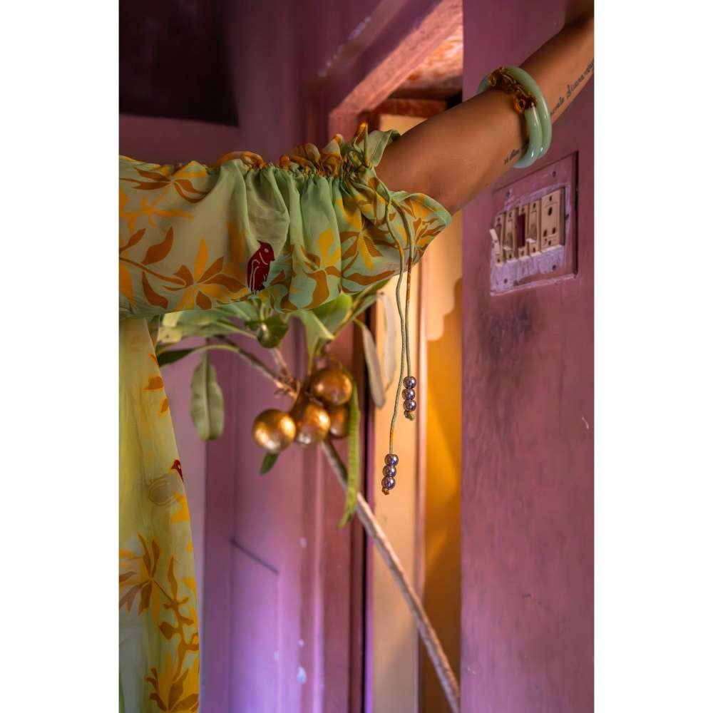 Amrood Yellow Co-Ord (Set of 3)