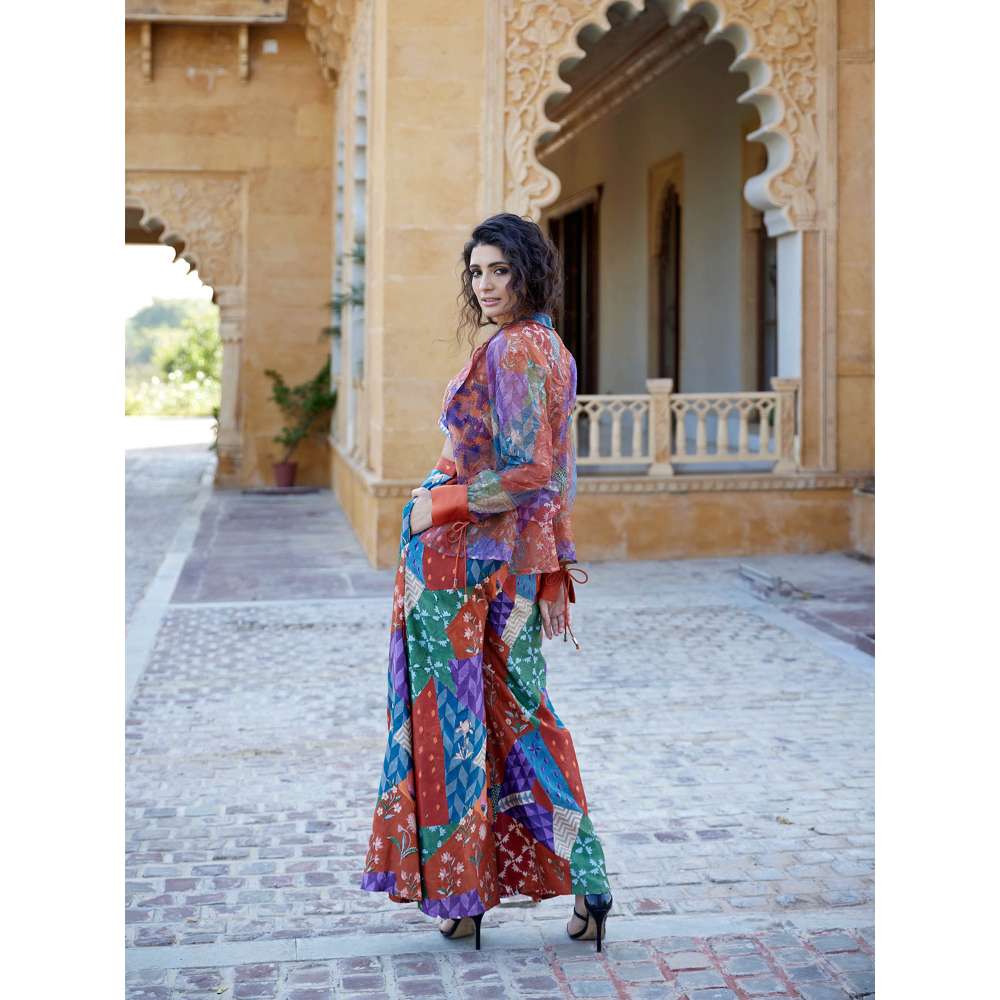 Amrood Multi-Colour Co-Ord (Set of 3)