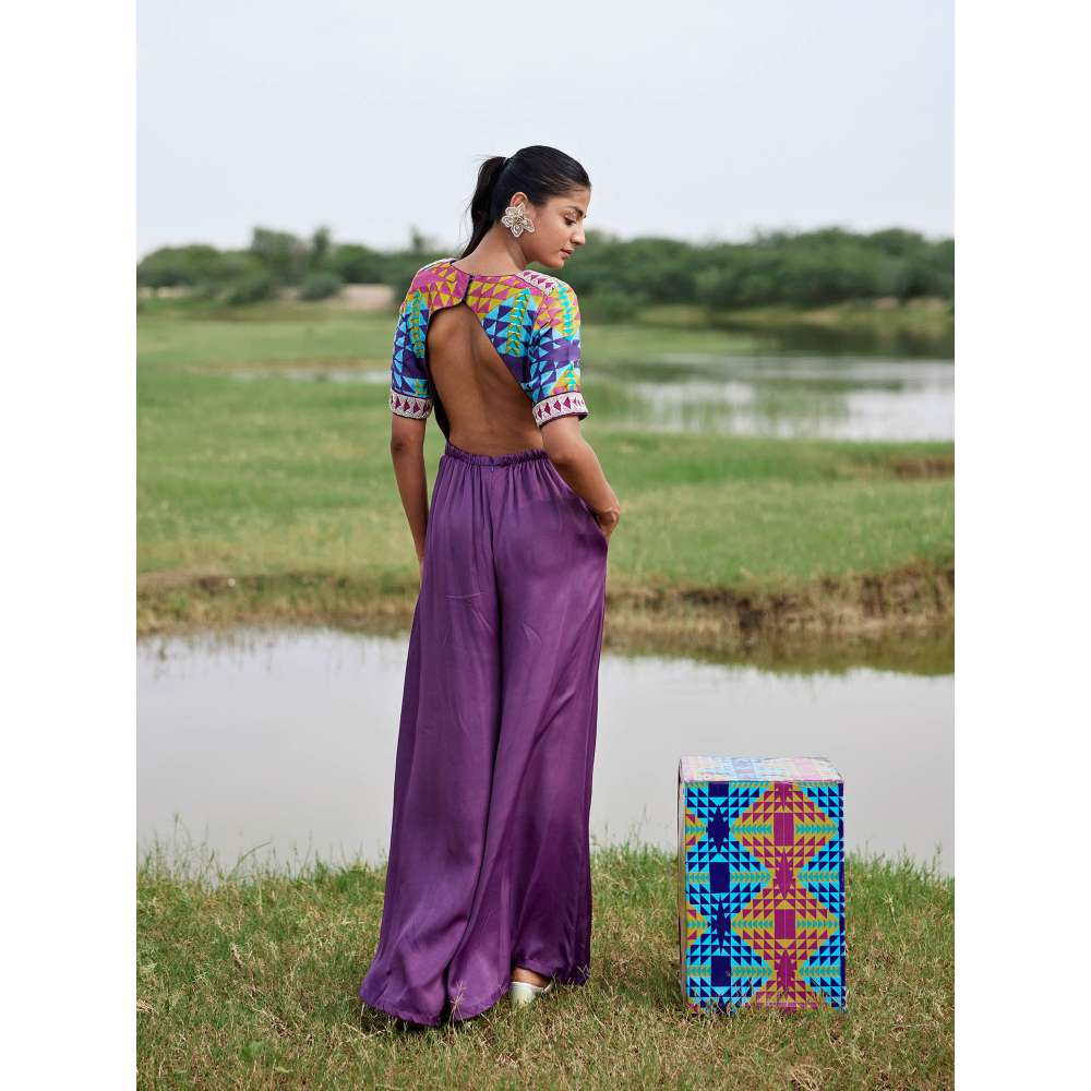 Amrood Purple Jumpsuits