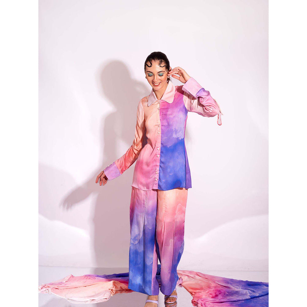 AN'ERA BY ASMITA VERMA Multi-Colour Utopia Co-Ord (Set of 2)