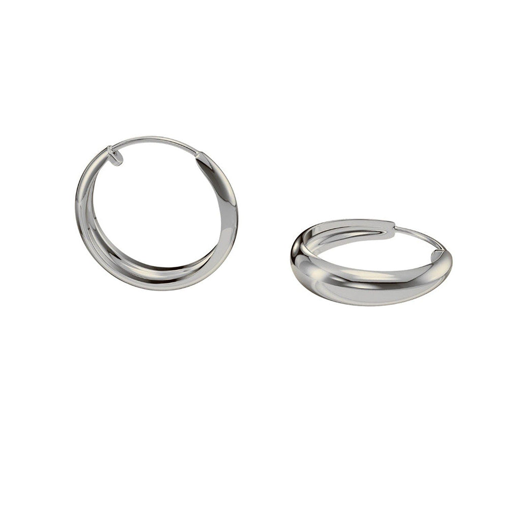 ANUSHKA JAIN JEWELLERY Half Cut Hoops