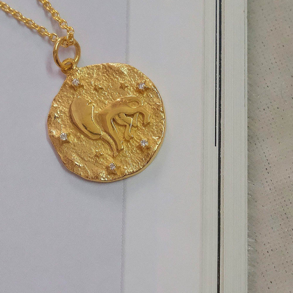 ANUSHKA JAIN JEWELLERY Leo Zodiac Necklace